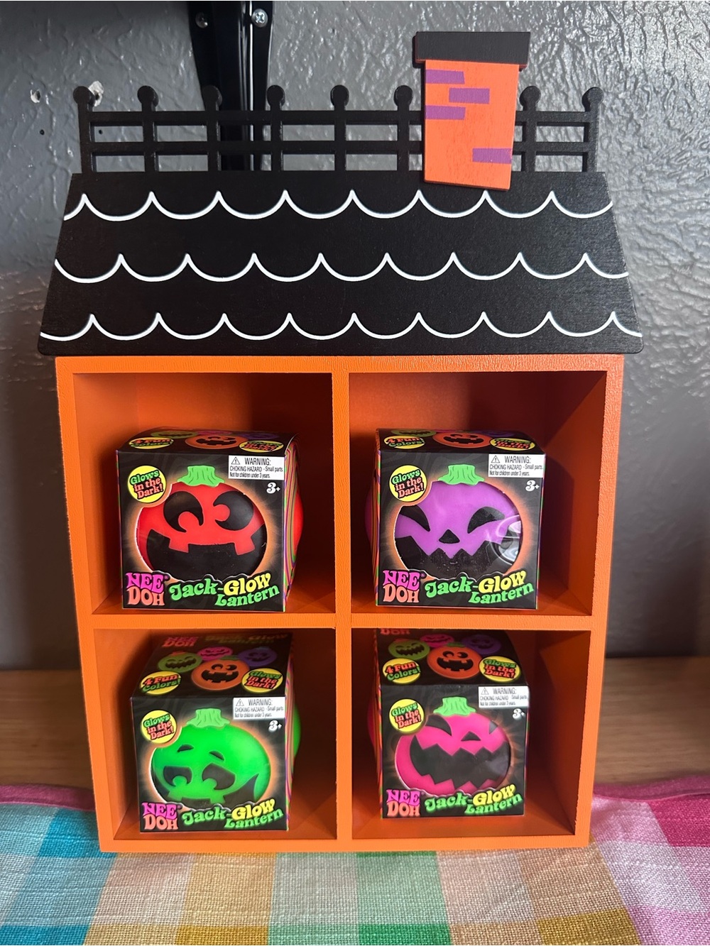 Authentic NeeDoh Jack Glow Lanterns Set of 4